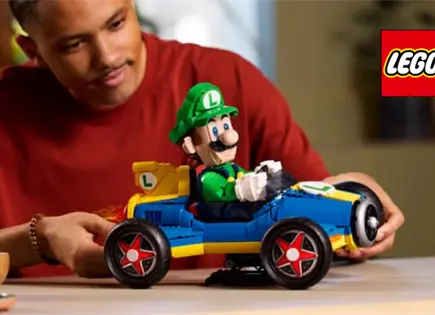 LEGO y Nintendo lanzan set Mario Kart con Luigi como protagonista