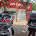 Madres protestan en el CBTis 131