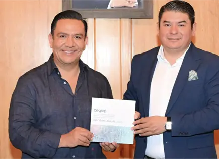 Recibe Gobierno estatal informe anual de la Cegaip