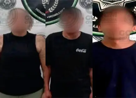 Apresan a 3 personas por violencia familiar