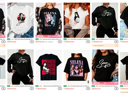 Familia de Selena Quintanilla exige a Shein retirar productos con su imagen