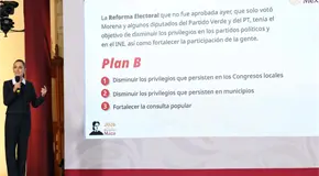 Plan B de Sheinbaum: va contra privilegios en congresos y municipios