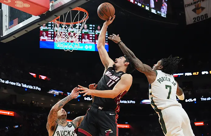 Heat sigue con buena racha, vence a Bucks