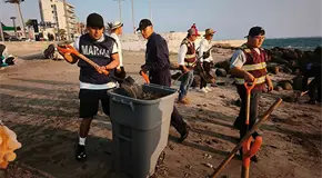 Atienden derrame en playas del Golfo