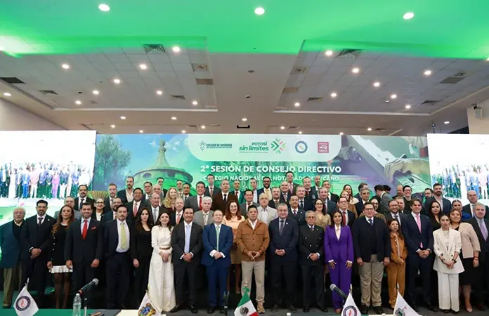Inaugura RGC 2da. sesión del Consejo Nacional del Notariado Mexicano