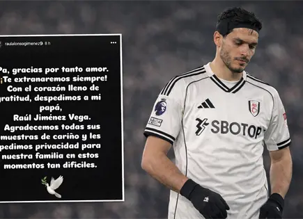 Muere el padre de Ra&uacute;l Jim&eacute;nez y as&iacute; lo despide