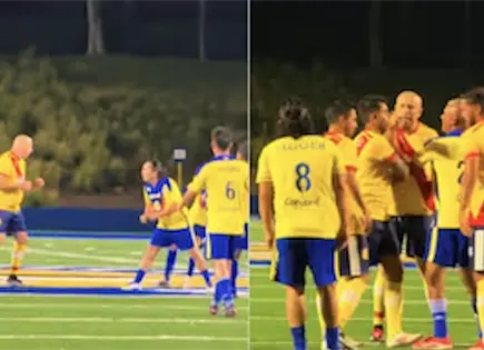 "Bofo" Bautista arma bronca en partido