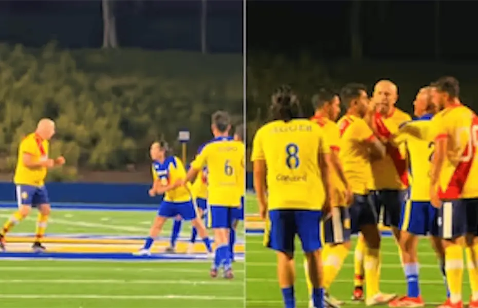 "Bofo" Bautista arma bronca en partido