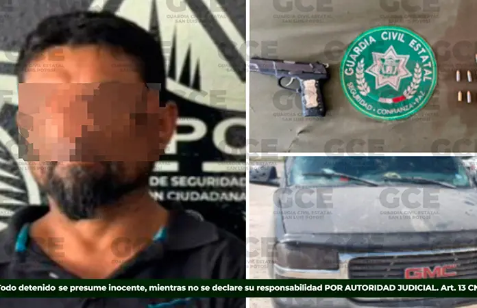 Capturan a 2 pistoleros en operativos policiales