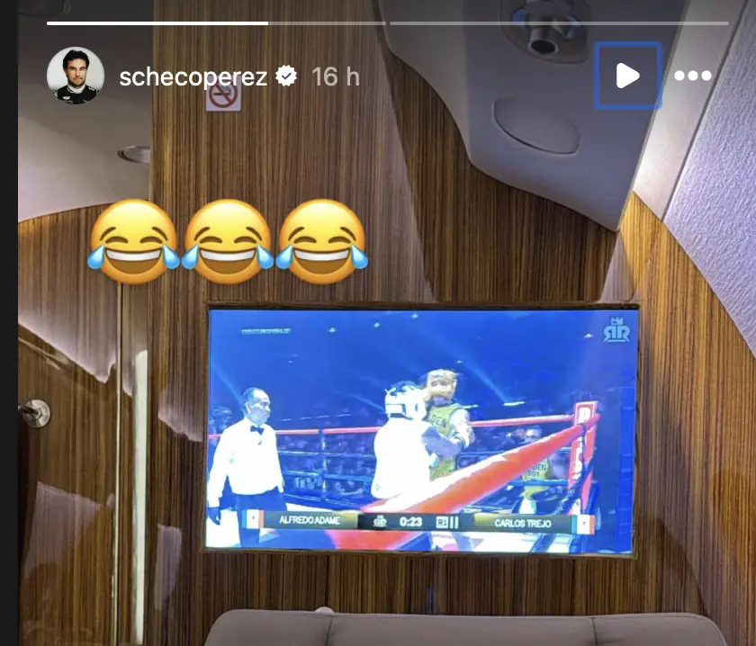 Checo Pérez reacciona a pelea Adame-Trejo