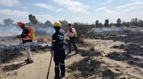 Brigadas contra incendios se activan en SLP