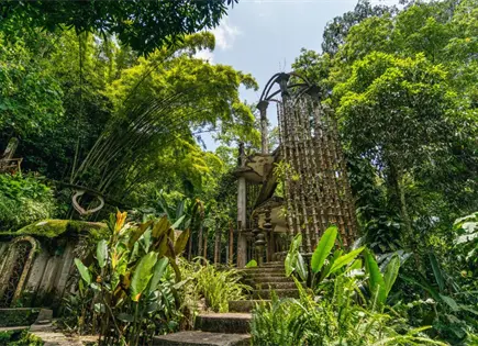 Alistan el Jard&iacute;n Escult&oacute;rico para Semana Santa