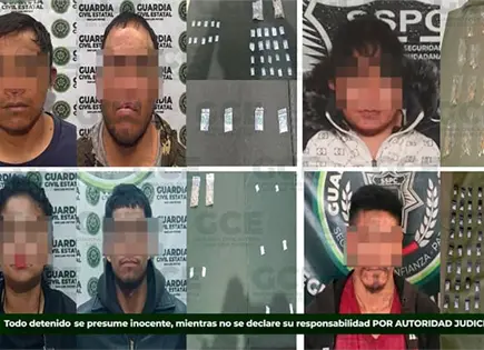 Caen siete "narcos" durante operativos