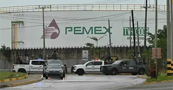 Incendio en la Refiner&iacute;a Olmeca de Dos Bocas