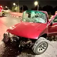 Muere conductor al chocar camioneta en Perif&eacute;rico Oriente