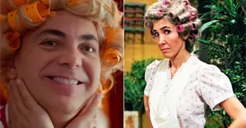 Cristian Castro se caracteriza de do&ntilde;a Florinda y Florinda Meza responde