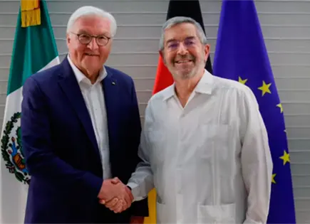 De la Fuente recibe en Canc&uacute;n al presidente alem&aacute;n Steinmeier