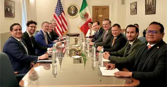 Estados Unidos y M&eacute;xico inician negociaciones presenciales para revisi&oacute;n del T-MEC