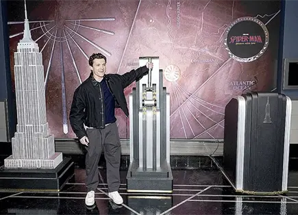 TOM HOLLAND PRESENTA NUEVA CINTA DE SPIDER-MAN