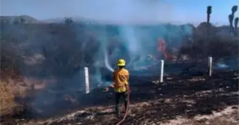 Contin&uacute;a ola de incendios 