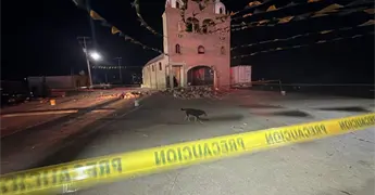 Explosi&oacute;n por pirotecnia en iglesia de Mexquitic deja un muerto