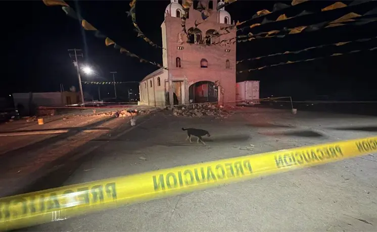 Explosi&oacute;n por pirotecnia en iglesia de Mexquitic deja un muerto