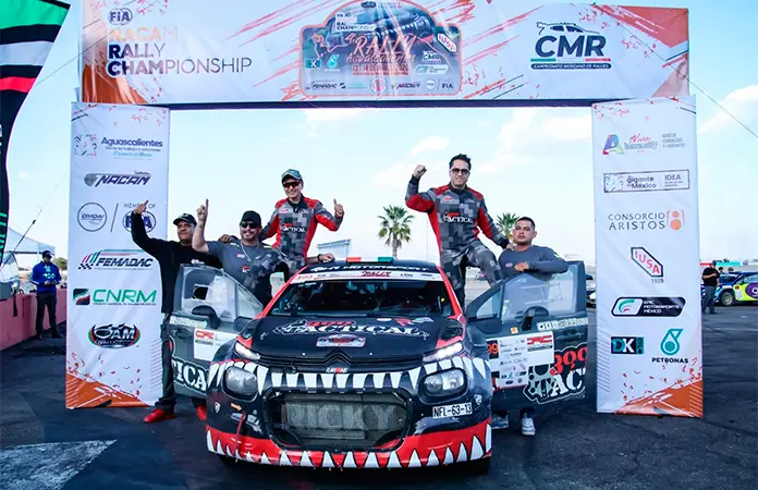 Ricardo Cordero se lleva el Rally Aguascalientes