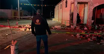Explosi&oacute;n en fiesta de San Jos&eacute; deja dos muertos
