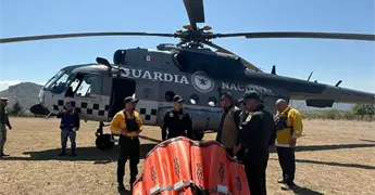 Se coordinan instituciones para poder apagar incendio en Francia Chica