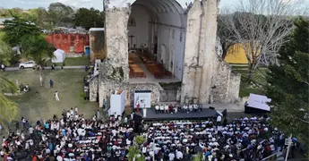 Sheinbaum conmemora natalicio de Benito Ju&aacute;rez en Guelatao