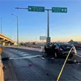 Choque fatal en acceso al R&iacute;o Santiago deja dos muertos