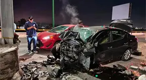 Fallece matrimonio al chocar en Carr. a Matehuala