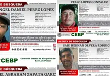 Hallan con vida a siete hombres desaparecidos en Matehuala