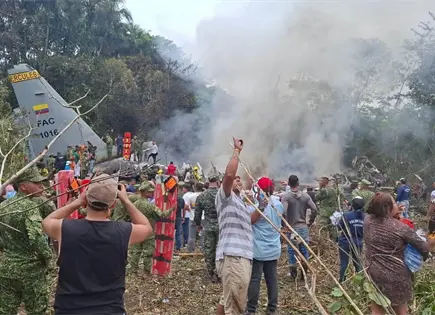 Accidente de avi&oacute;n militar en Putumayo deja un muerto y heridos