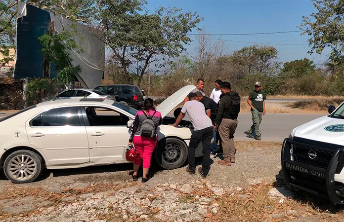 Conato de incendio en un auto