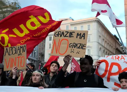 Italia rechaza reforma judicial de Meloni