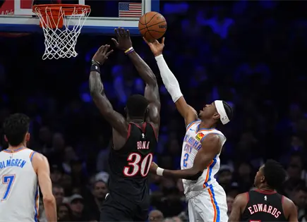 Thunder Oklahoma City gana 12 partidos seguidos en la NBA
