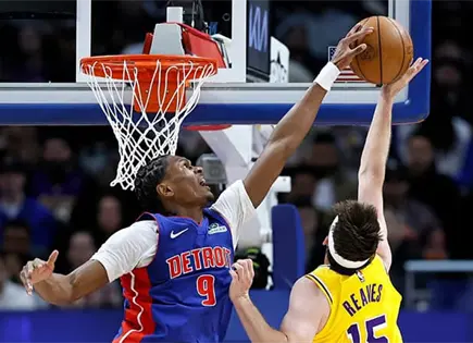 Trepidante triunfo de Pistons sobre Lakers