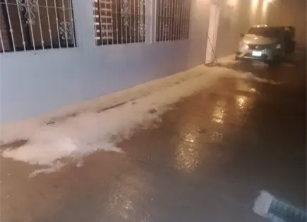Villa de Reyes, el d&iacute;a despu&eacute;s de la granizada