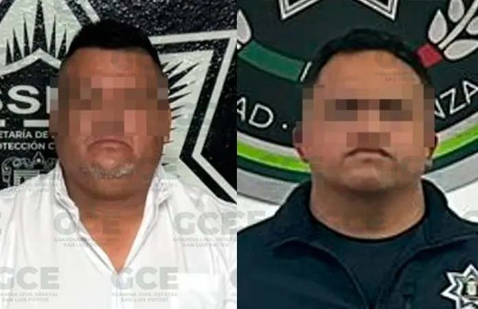 Detienen a jefe policial y exfuncionario con droga en Matehuala