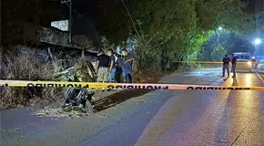 Motociclista muere tras accidente en Valles