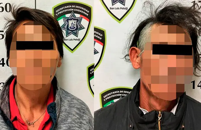 Sorprenden a una pareja robando cemento en negocio