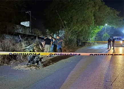 Vecino de La Pimienta muere tras accidente en motocicleta 