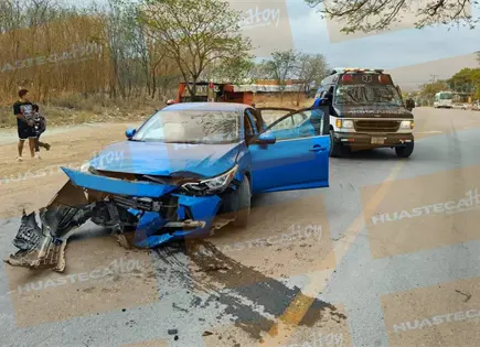 Accidente en carretera Valles-Mante deja un lesionado