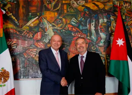 Juan Ram&oacute;n de la Fuente recibe a presidente del Senado de Jordania en M&eacute;xico