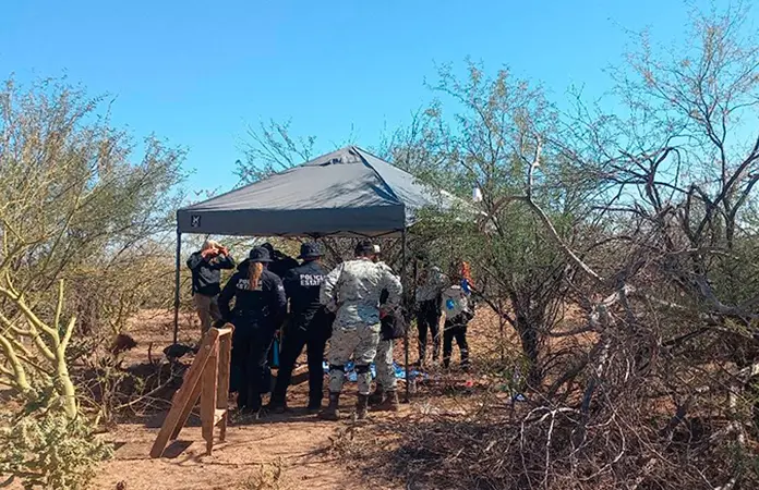 Buscadoras hallan ocho cuerpos en Guaymas