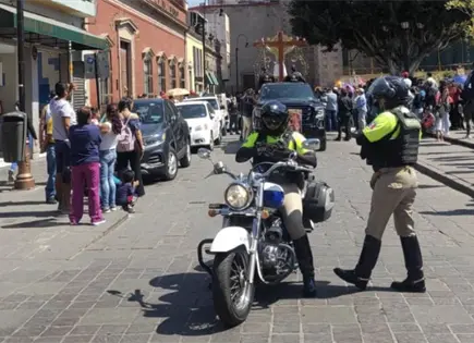 Policía capitalina activa operativo por Semana Santa y festival Policía capitalina activa operativo por Semana Santa y festival