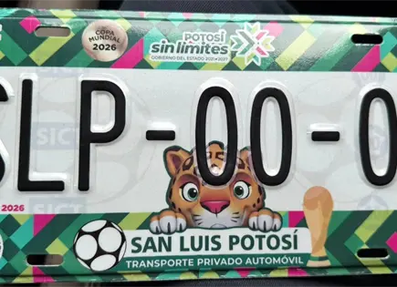 Recauda Sefin 12.5 millones por placas del mundial 2026 Recauda Sefin 12.5 millones por placas del mundial 2026