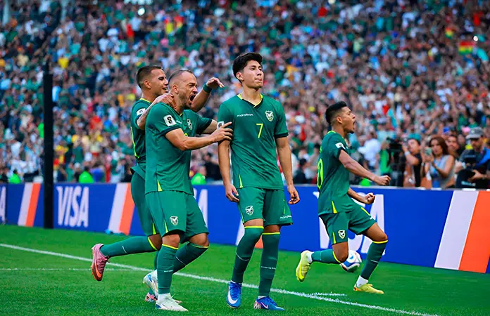 Remonta Bolivia ante Surinam