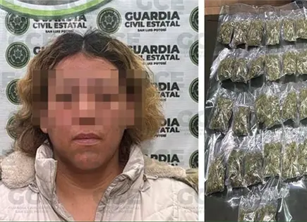 Sorprenden a mujer que vend&iacute;a droga en San &Aacute;ngel